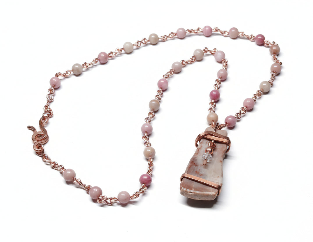 Linking Chain Necklace| Redwood Jasper