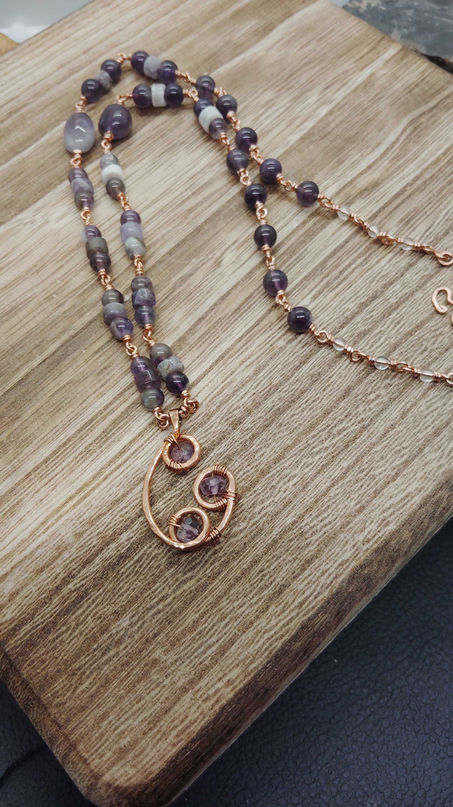 The Mind, The Body, The Spirit - Amethyst Necklace