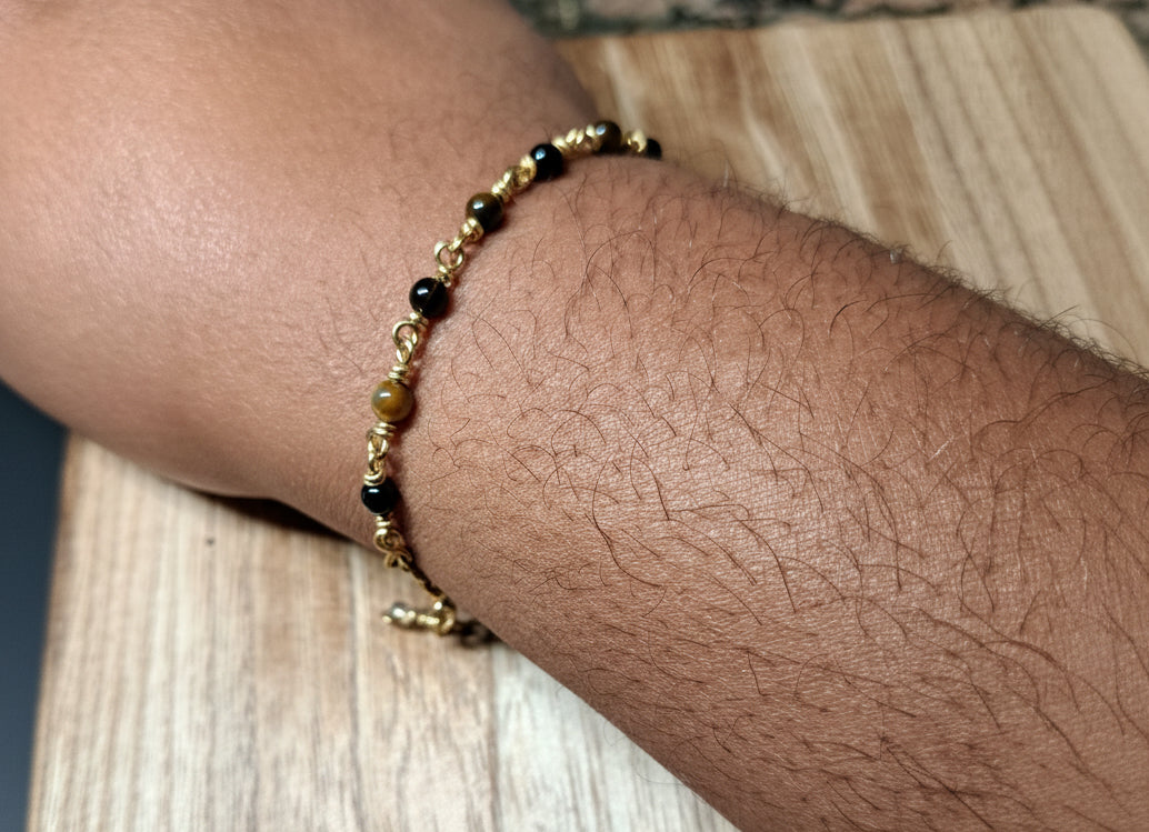 Linking Chain | Small Tiger's Eye Bracelet