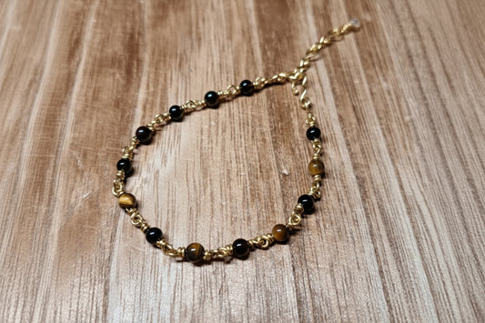 Linking Chain | Small Tiger's Eye Bracelet