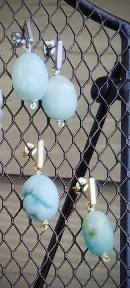 Amazonite Stud