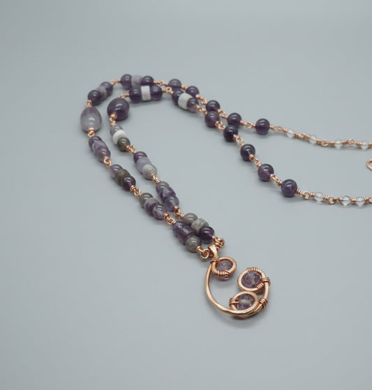 The Mind, The Body, The Spirit - Amethyst Necklace