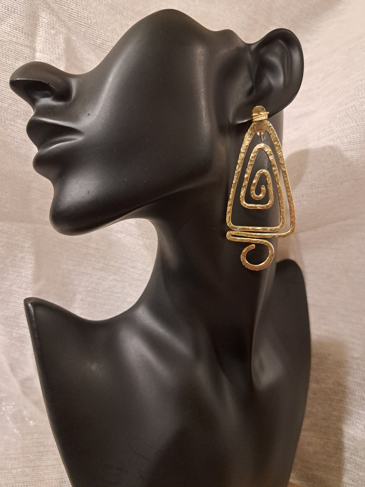Shape Shifter Inspired by Anasha Dreams | Brass Cold Forged Stud Earrings