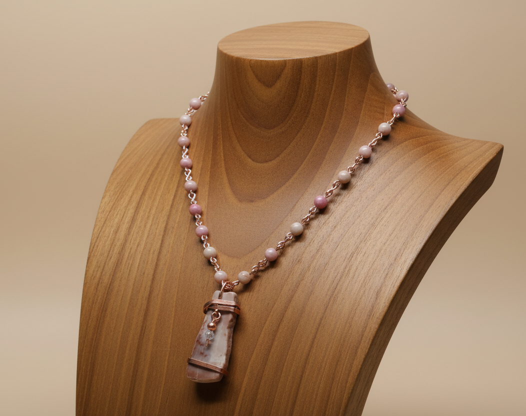 Linking Chain Necklace| Redwood Jasper