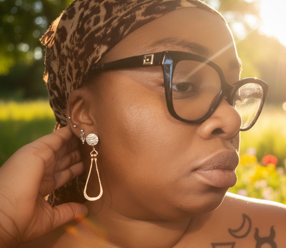 Never Forget| Copper and Stainless Steel Earring