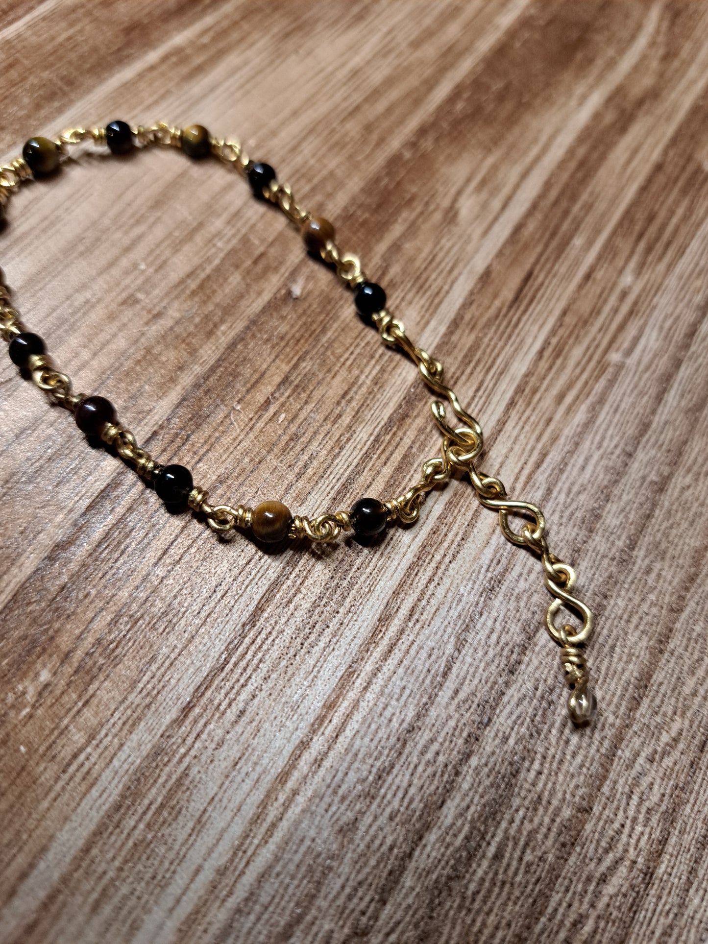 Linking Chain | Small Tiger's Eye Bracelet